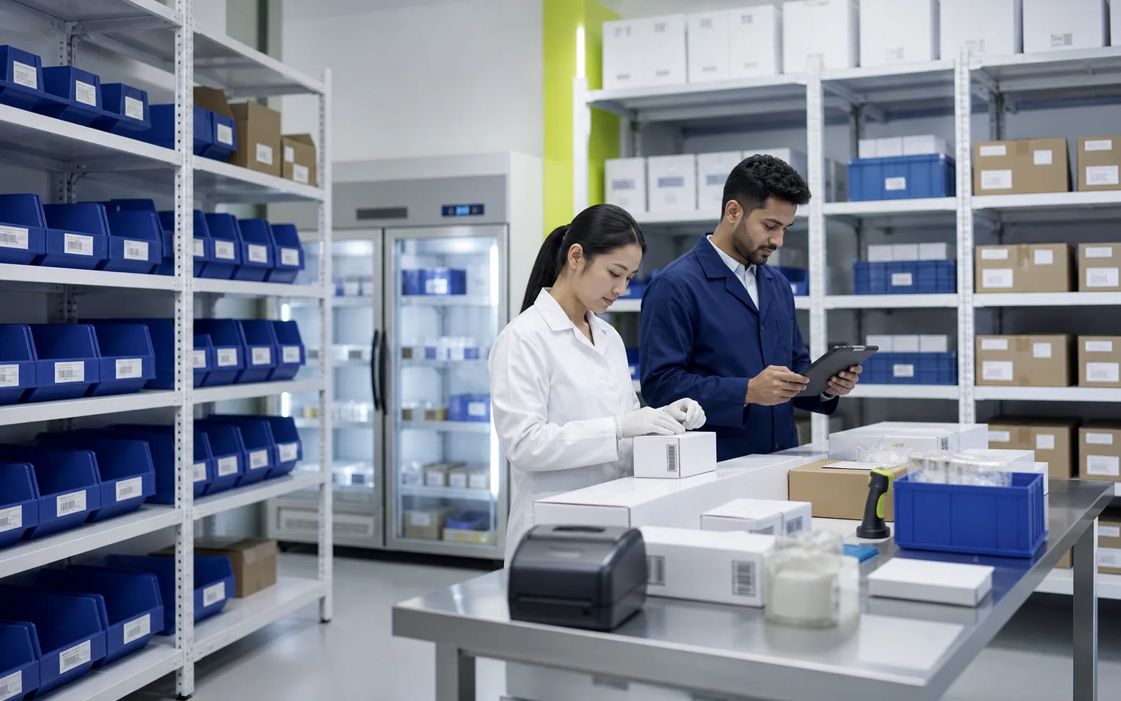 Biopepgen warehouse scene